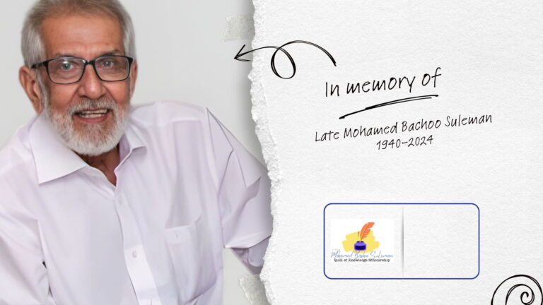 Late Mohamed Bachoo Suleman