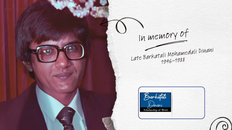 Late Barkatali Mohamedali Dinani
